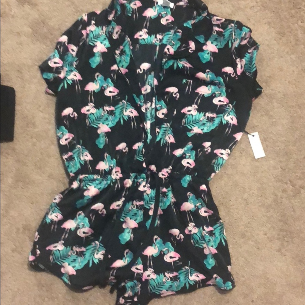 Flamingo nightwear romper
